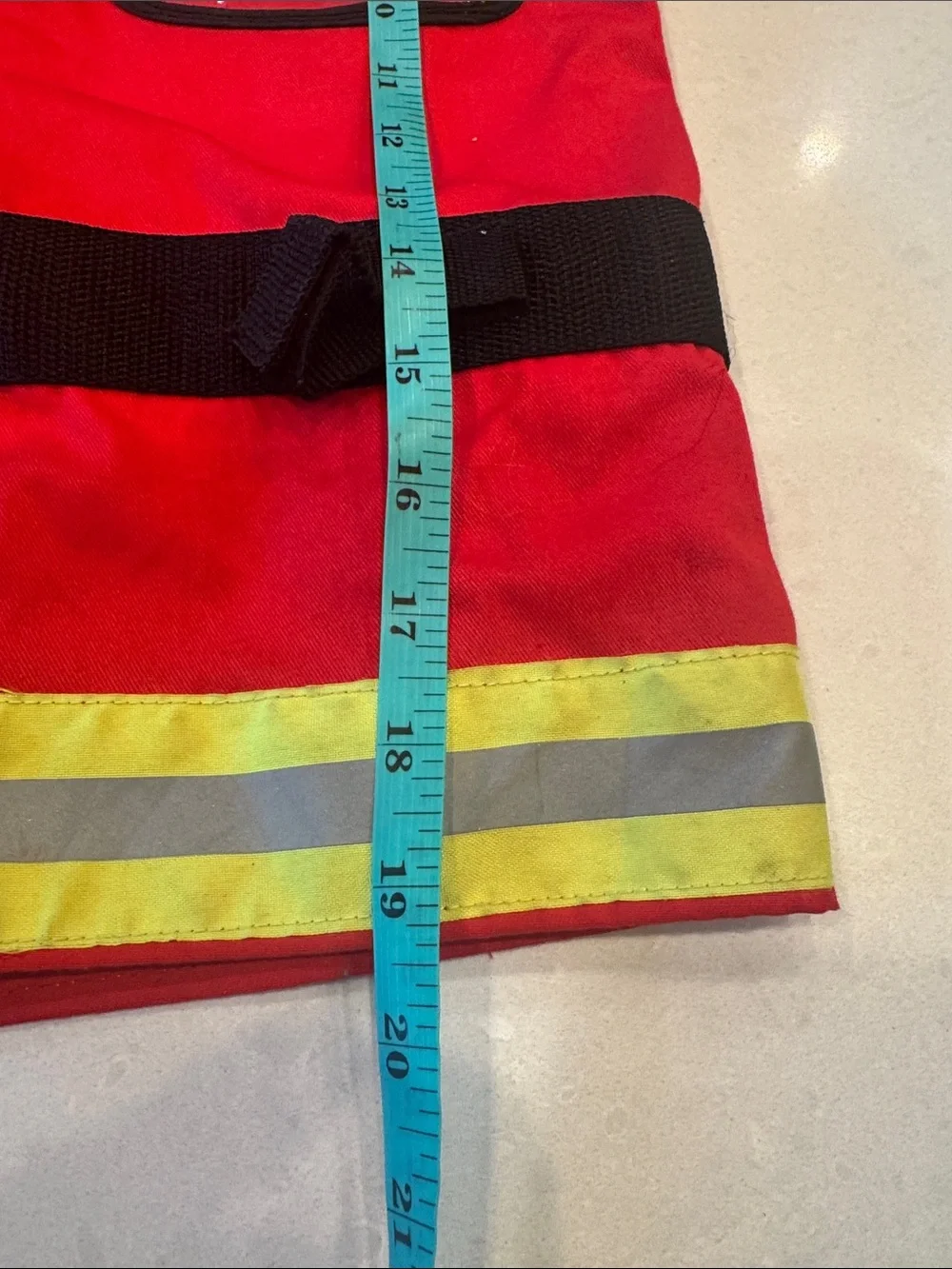 Kids High-Visibility Red Firefighter chief Jacket 3-6  see measurements